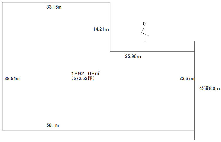 「190万」上青木1丁目「572坪」 「190万」上青木1丁目「572坪」